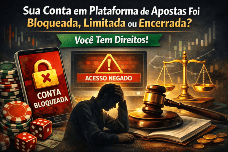 Sua Conta em Plataforma de Apostas Foi Bloqueada, Limitada ou Encerrada? Você Tem Direitos! 1 ChatGPT Image 13 de jan. de 2026 21 09 12 1